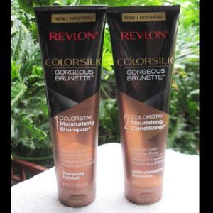 Revlon ColorSilk Brunette Shampoo Conditioner Set